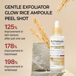 Dr.Melaxin® Peel Shot | Glow Exfoliant Rice Ampoule 80ml (Pack Of 2)